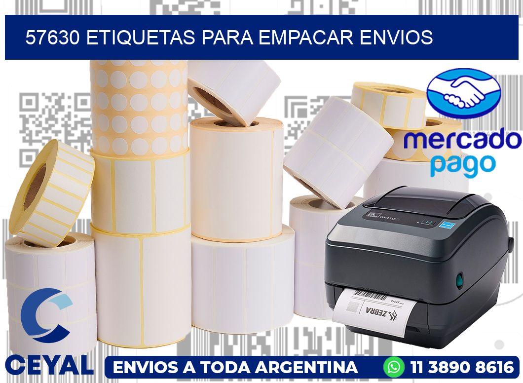 57630 Etiquetas para empacar envios