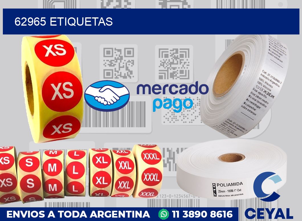 62965 etiquetas