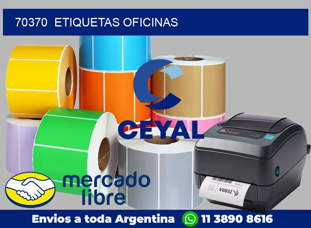 70370  Etiquetas oficinas