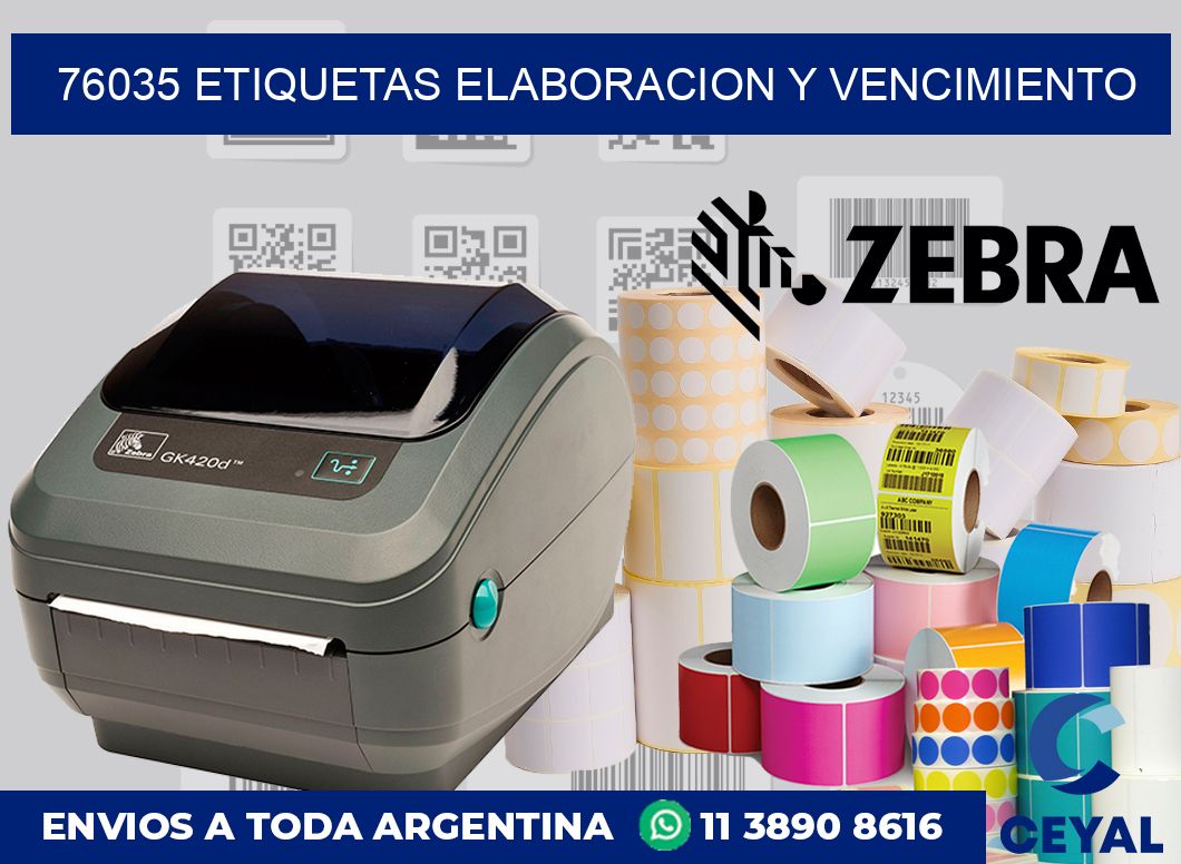76035 Etiquetas elaboracion y vencimiento