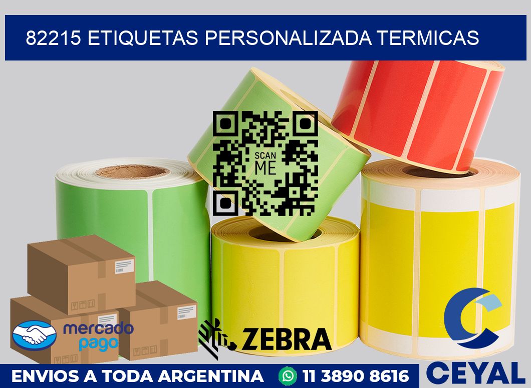 82215 etiquetas personalizada termicas