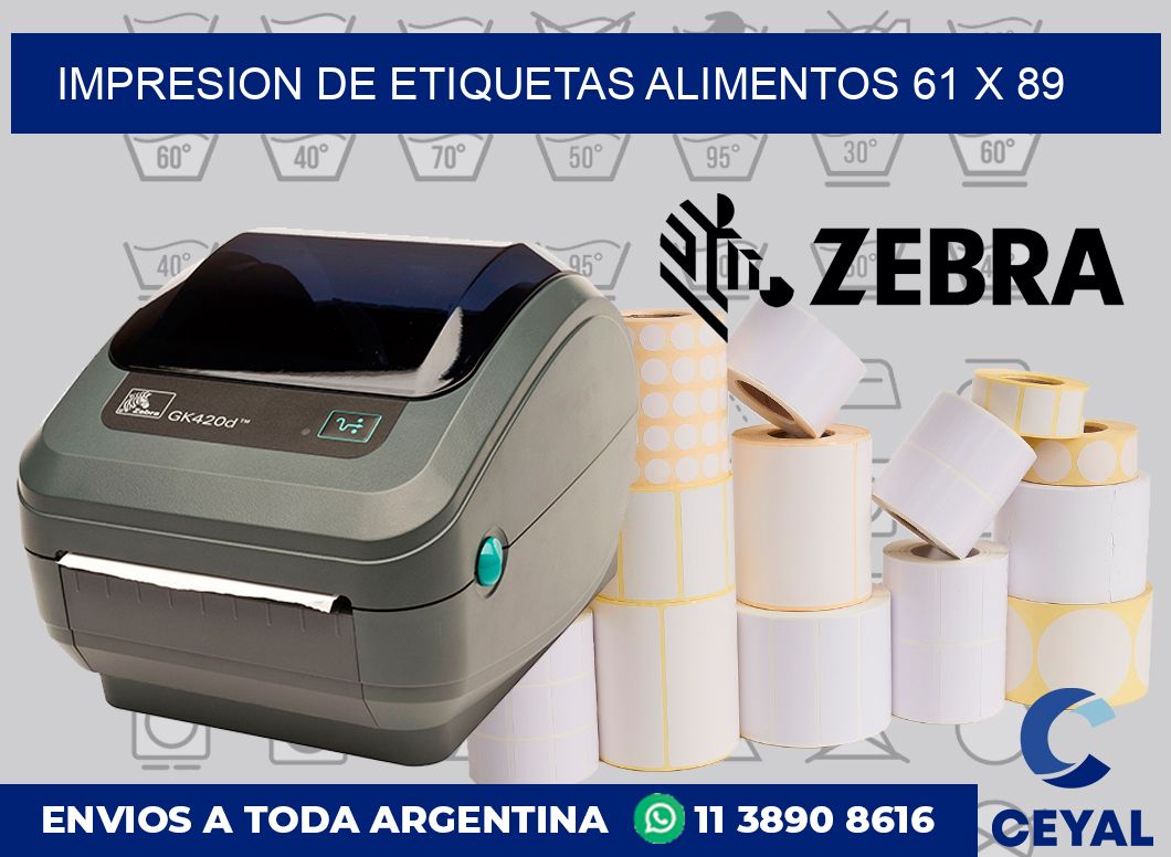 Impresion de etiquetas alimentos 61 x 89