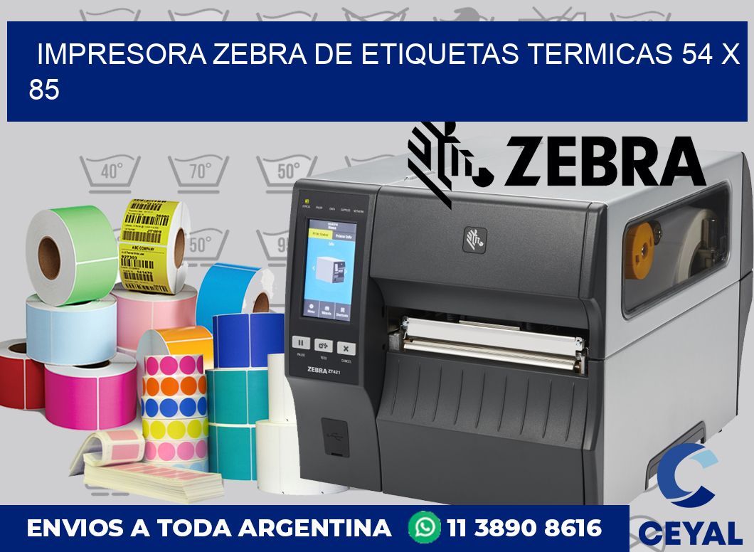 Impresora Zebra de etiquetas termicas 54 x 85