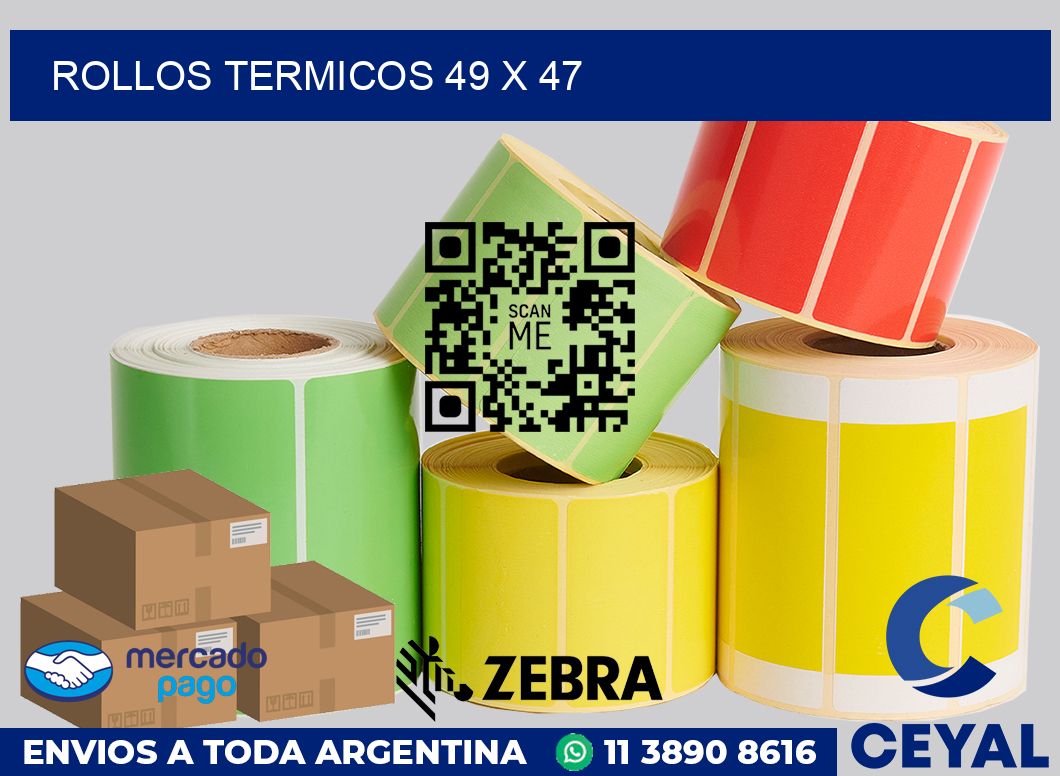 Rollos termicos 49 x 47