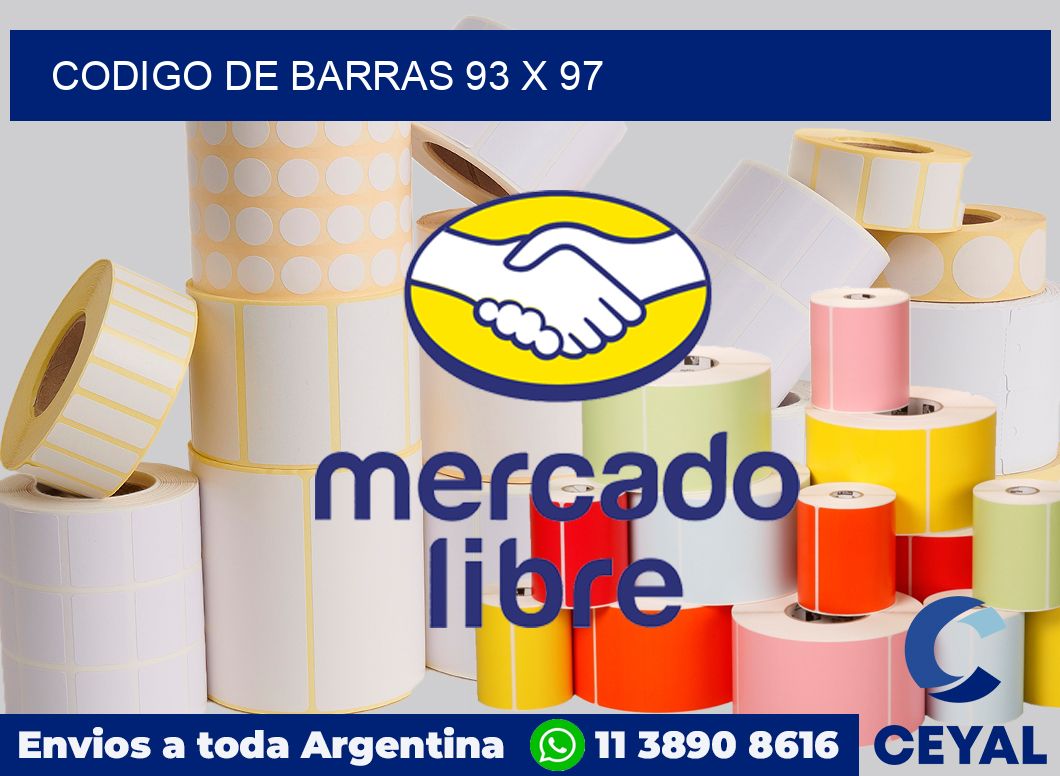 codigo de barras 93 x 97