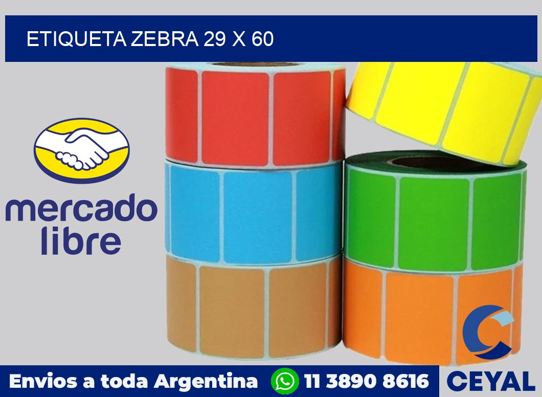 etiqueta zebra 29 x 60