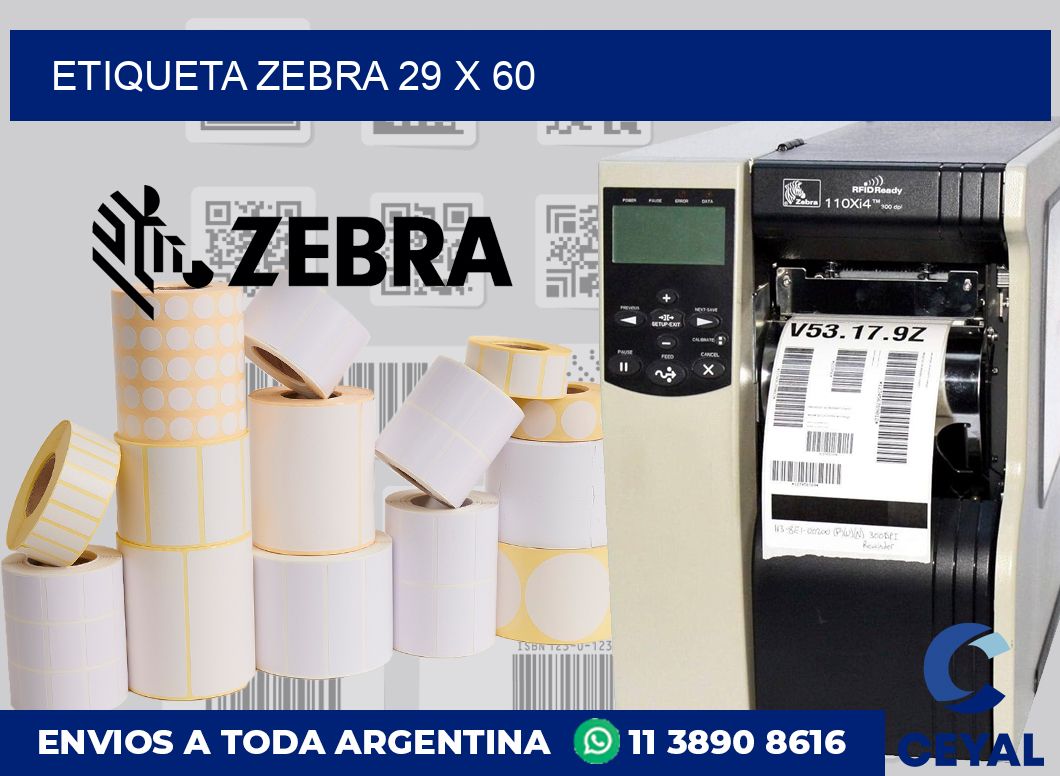 etiqueta zebra 29 x 60