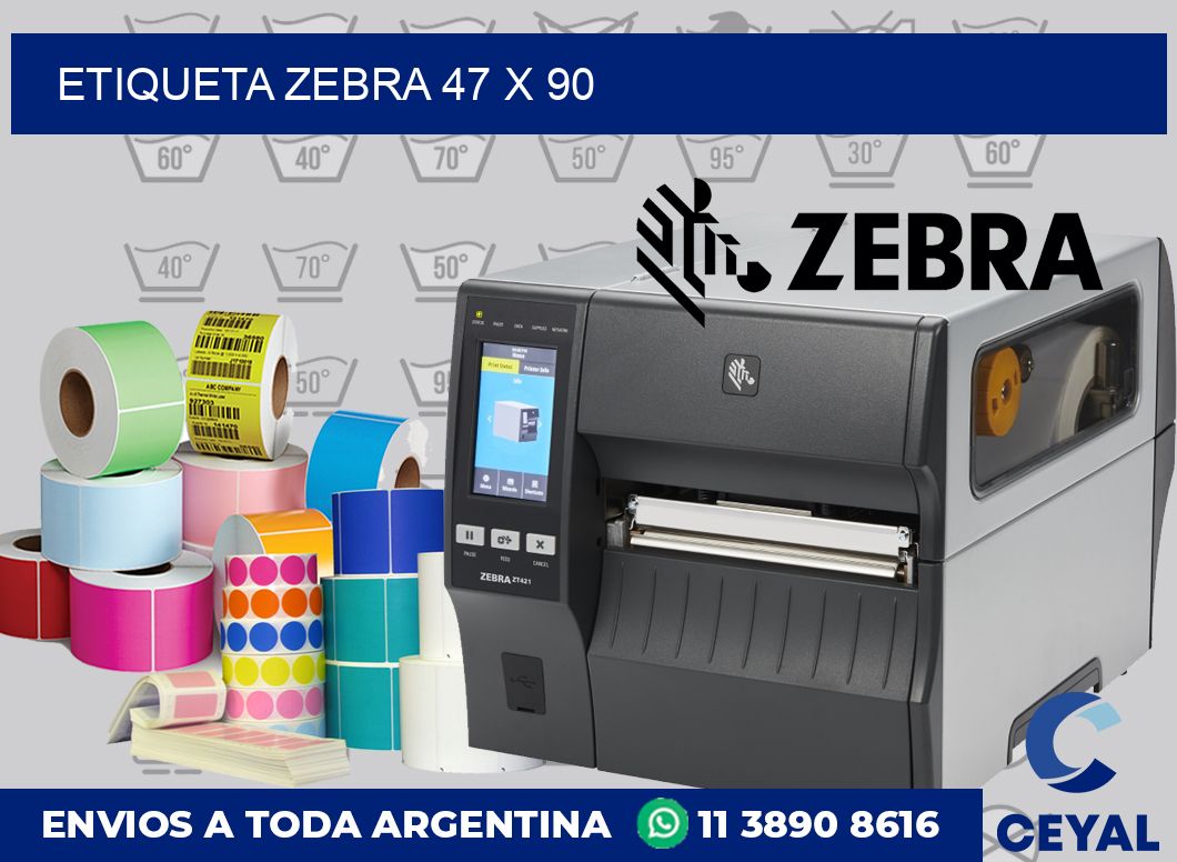 etiqueta zebra 47 x 90