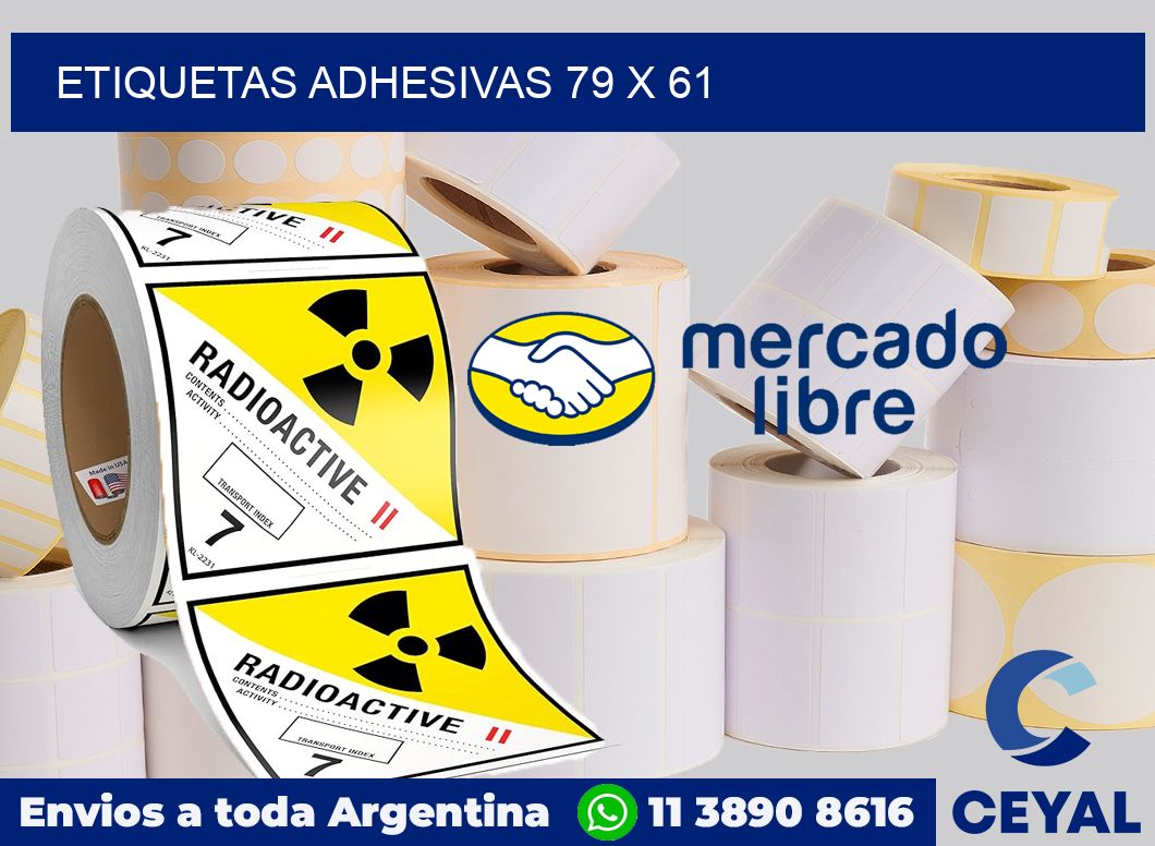 etiquetas adhesivas 79 x 61