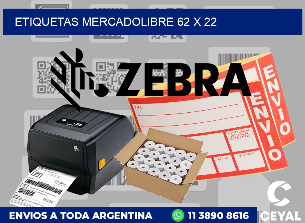 etiquetas mercadolibre 62 x 22