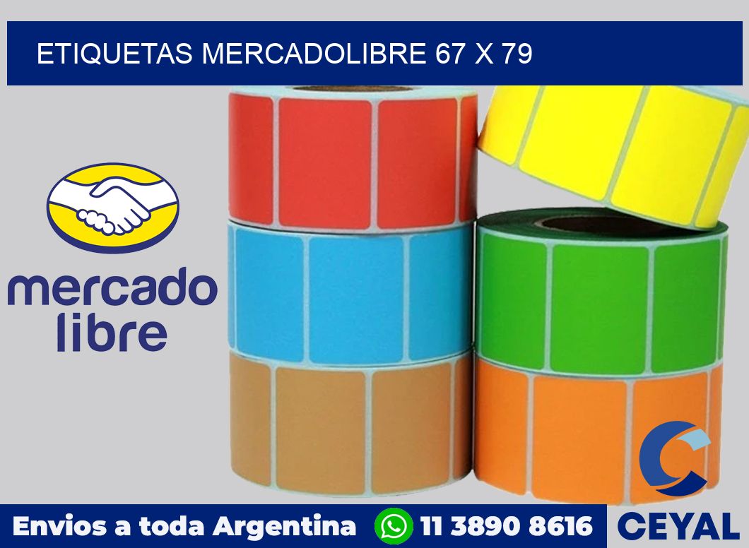 etiquetas mercadolibre 67 x 79