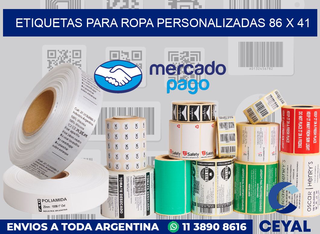 etiquetas para ropa personalizadas 86 x 41