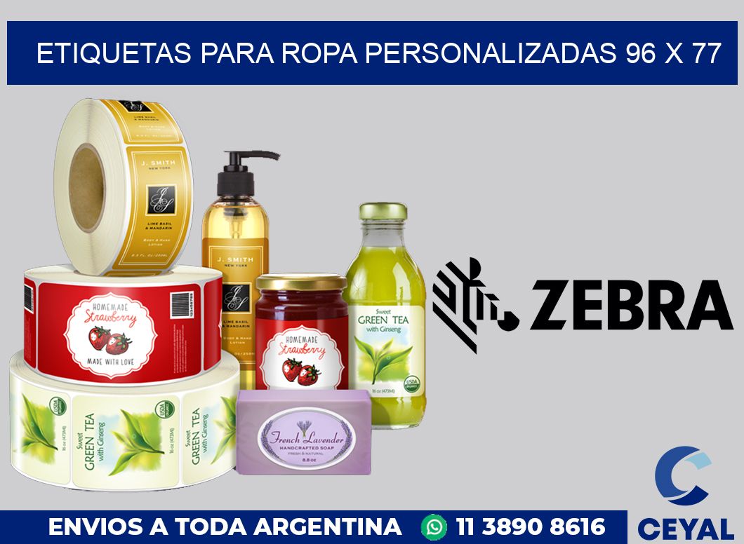 etiquetas para ropa personalizadas 96 x 77