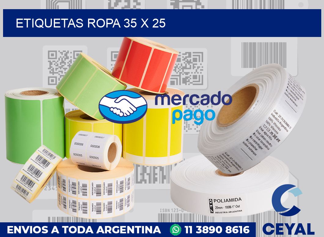 etiquetas ropa 35 x 25