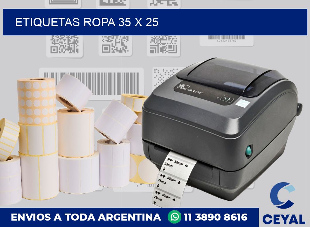 etiquetas ropa 35 x 25