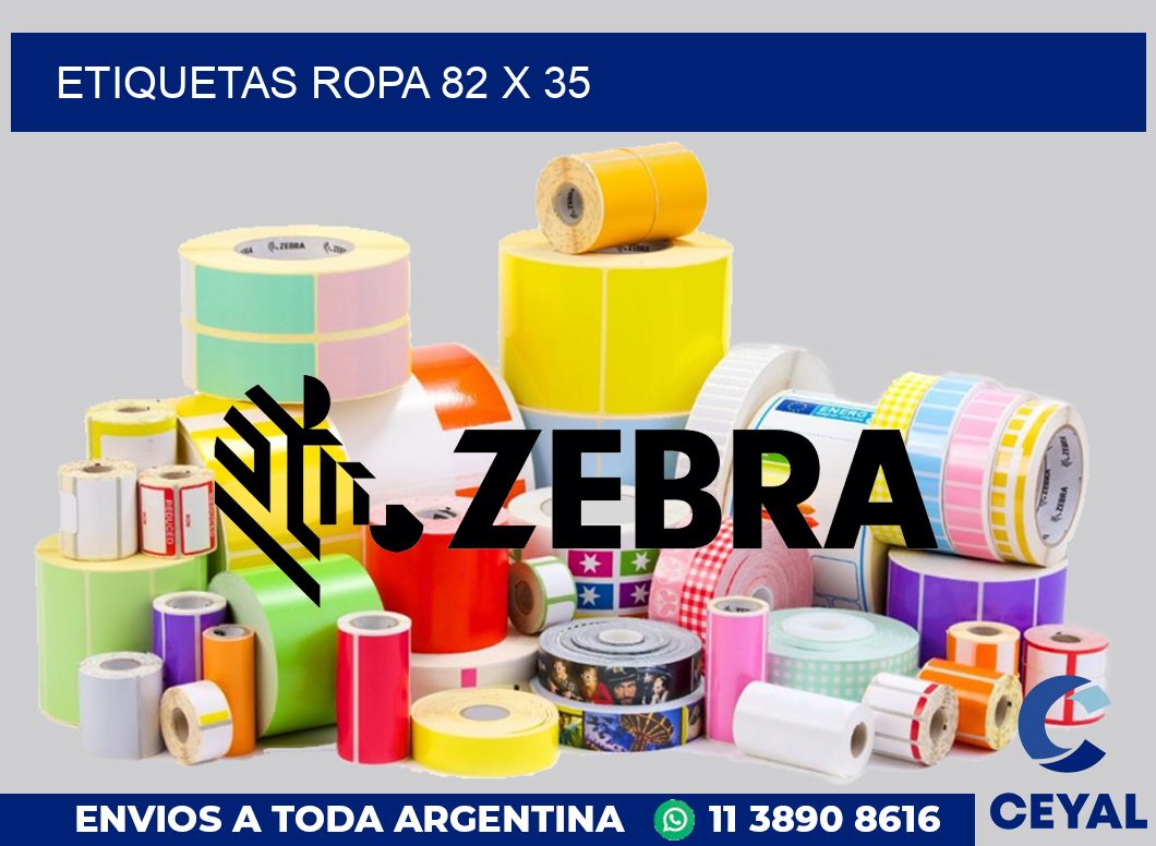etiquetas ropa 82 x 35