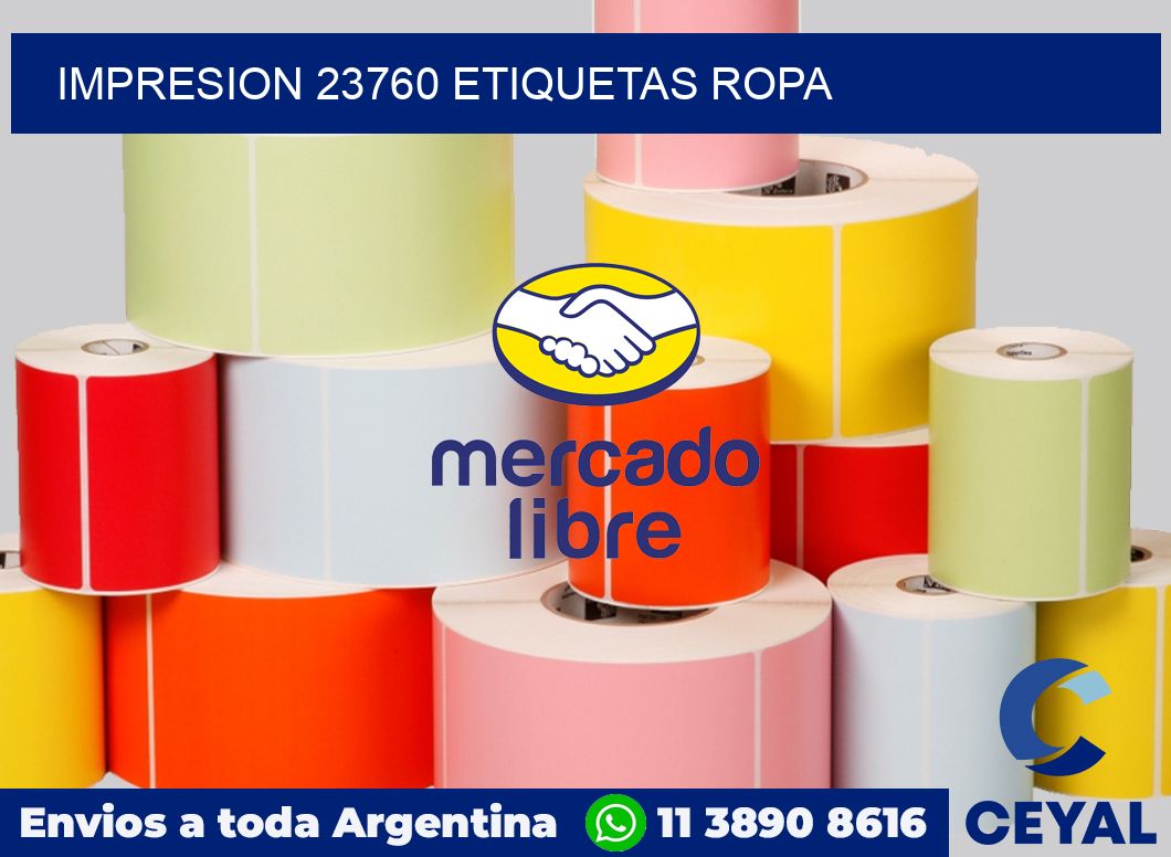 impresion 23760 etiquetas ropa