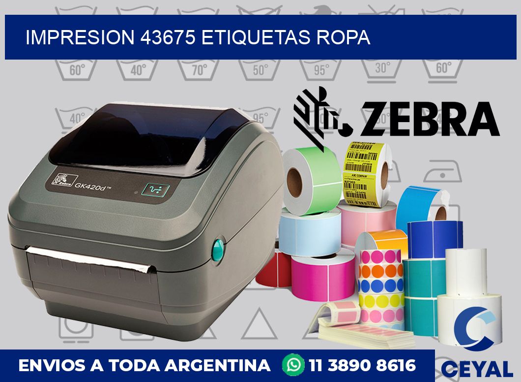 impresion 43675 etiquetas ropa