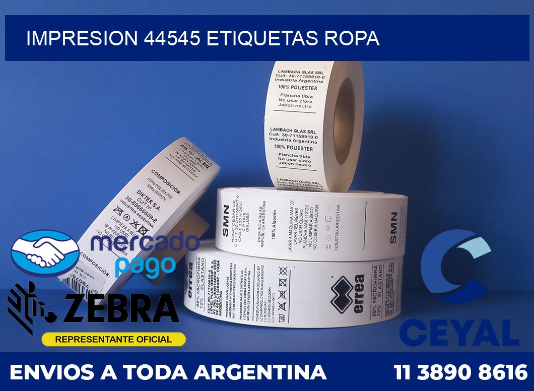 impresion 44545 etiquetas ropa
