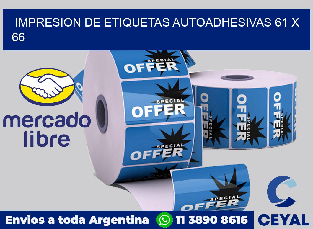impresion de etiquetas autoadhesivas 61 x 66