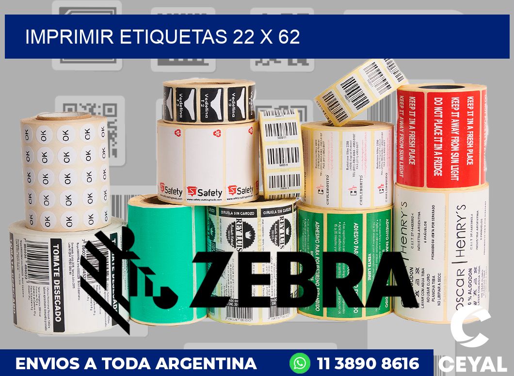 imprimir etiquetas 22 x 62