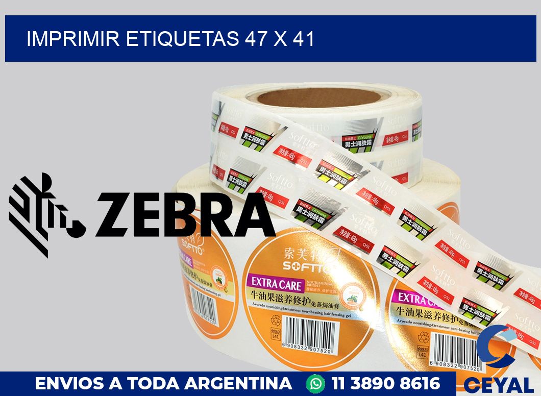imprimir etiquetas 47 x 41