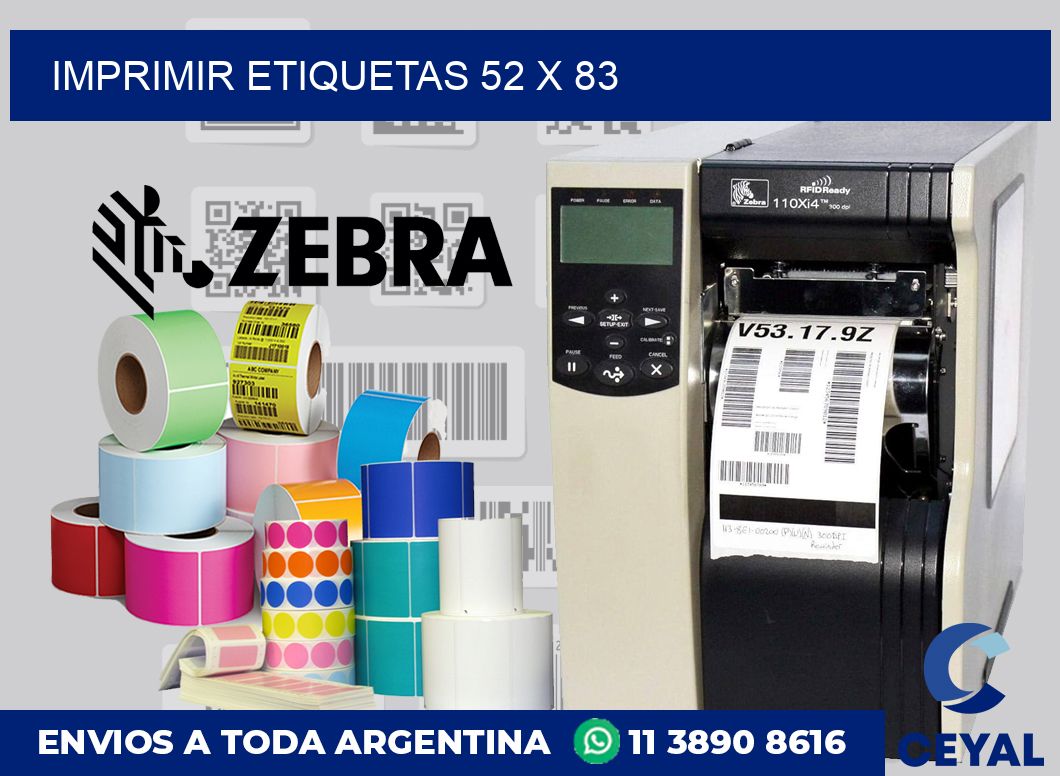 imprimir etiquetas 52 x 83