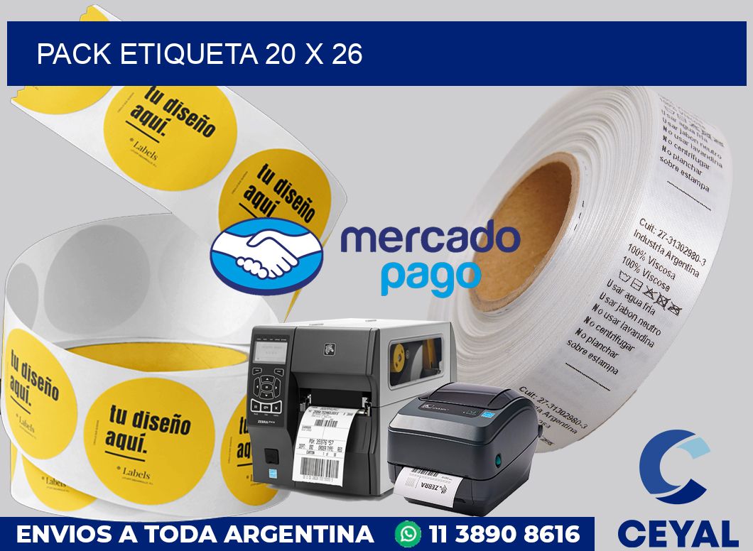 pack etiqueta 20 x 26