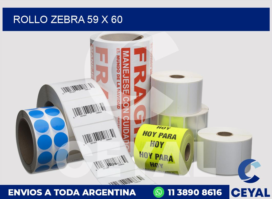 rollo zebra 59 x 60