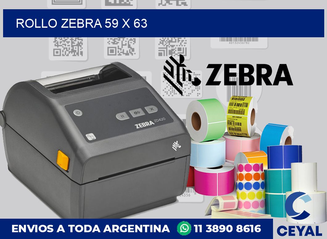rollo zebra 59 x 63