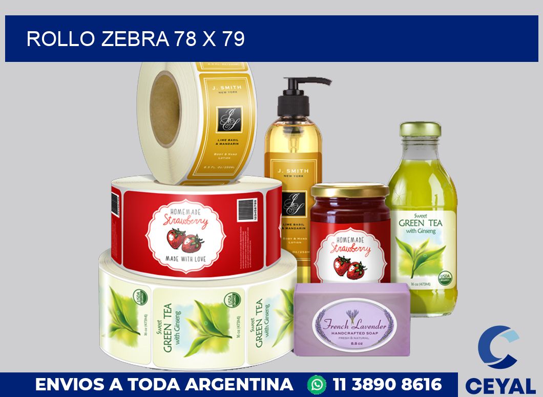 rollo zebra 78 x 79