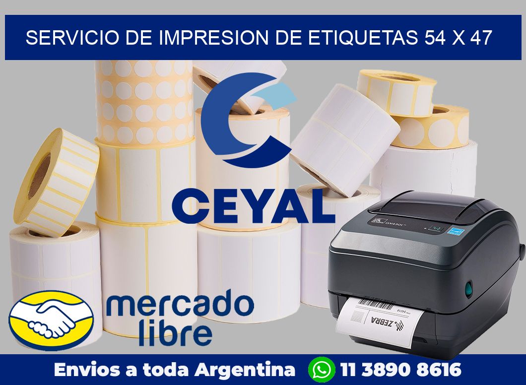 servicio de impresion de etiquetas 54 x 47