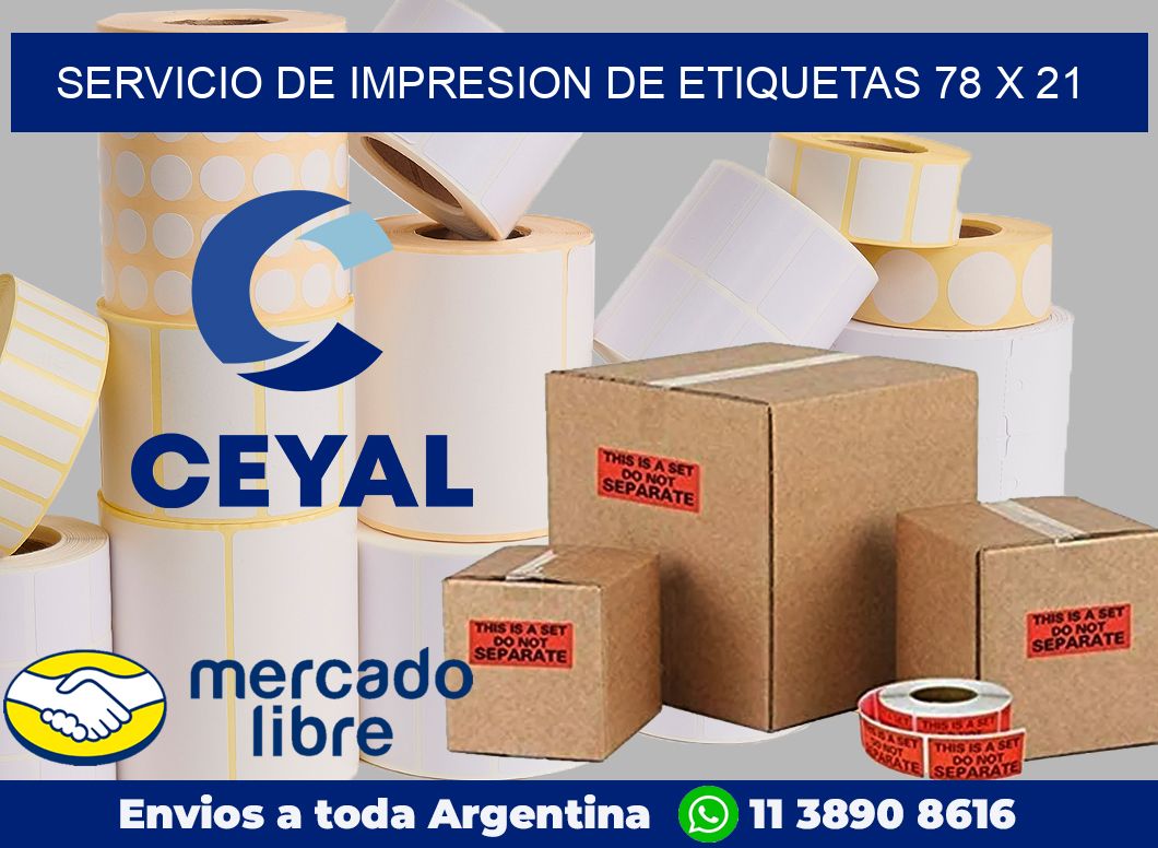 servicio de impresion de etiquetas 78 x 21