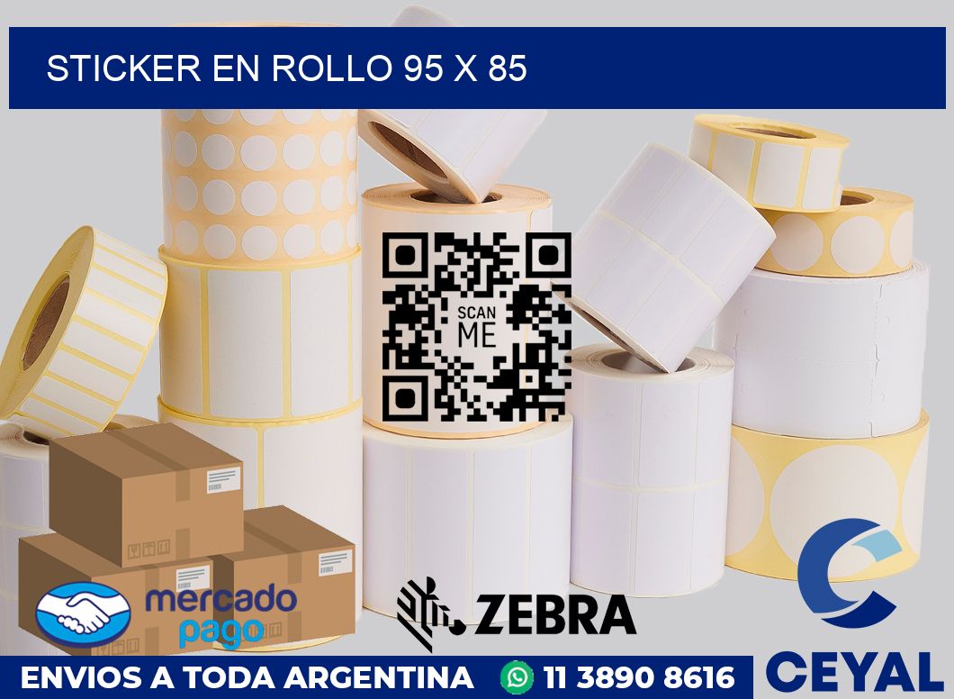 sticker en rollo 95 x 85