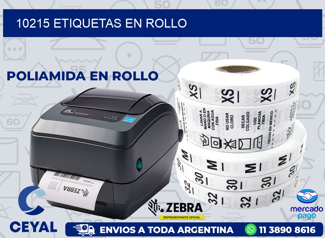 10215 ETIQUETAS EN ROLLO