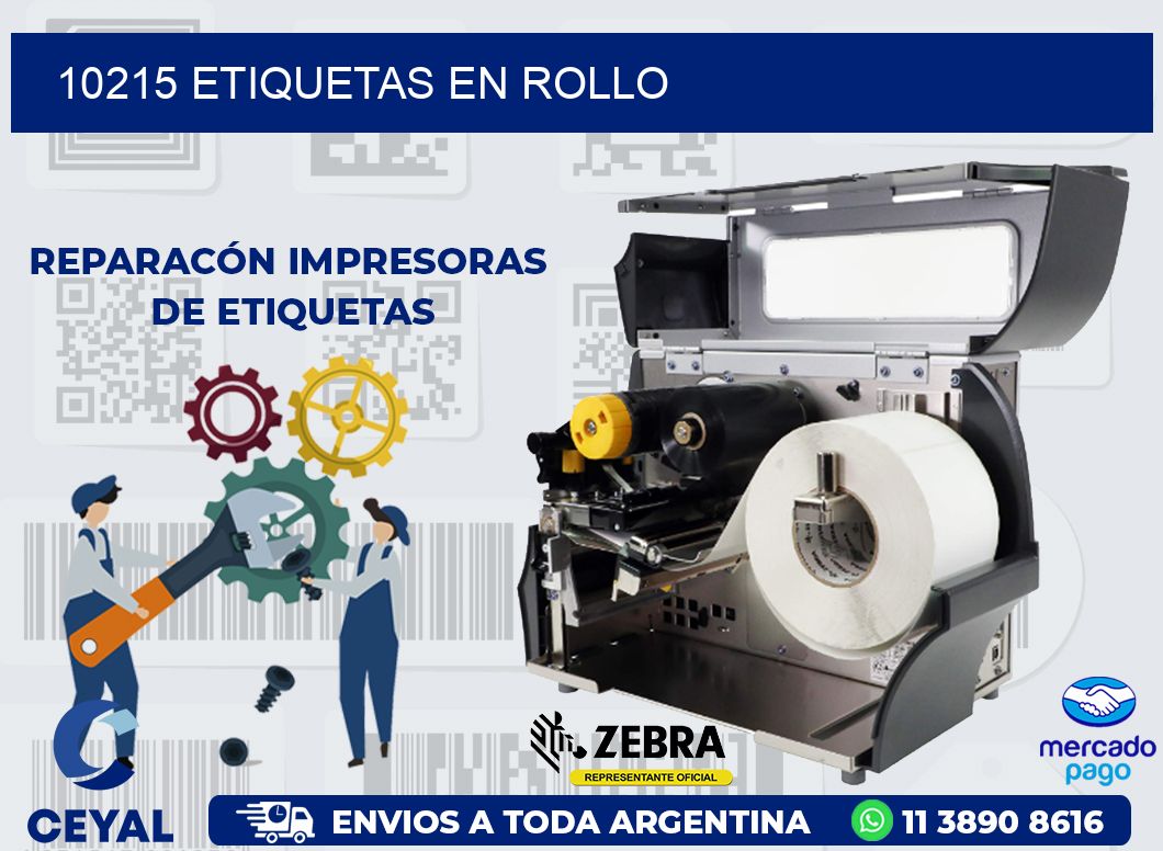 10215 ETIQUETAS EN ROLLO