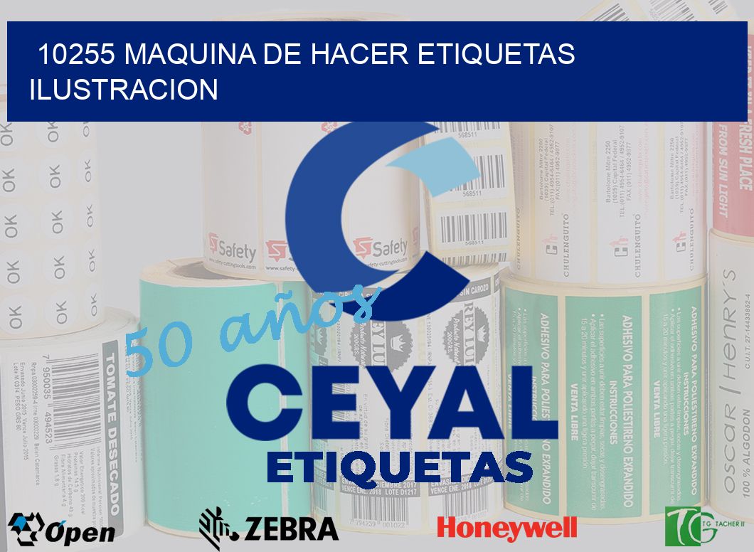 10255 MAQUINA DE HACER ETIQUETAS ILUSTRACION