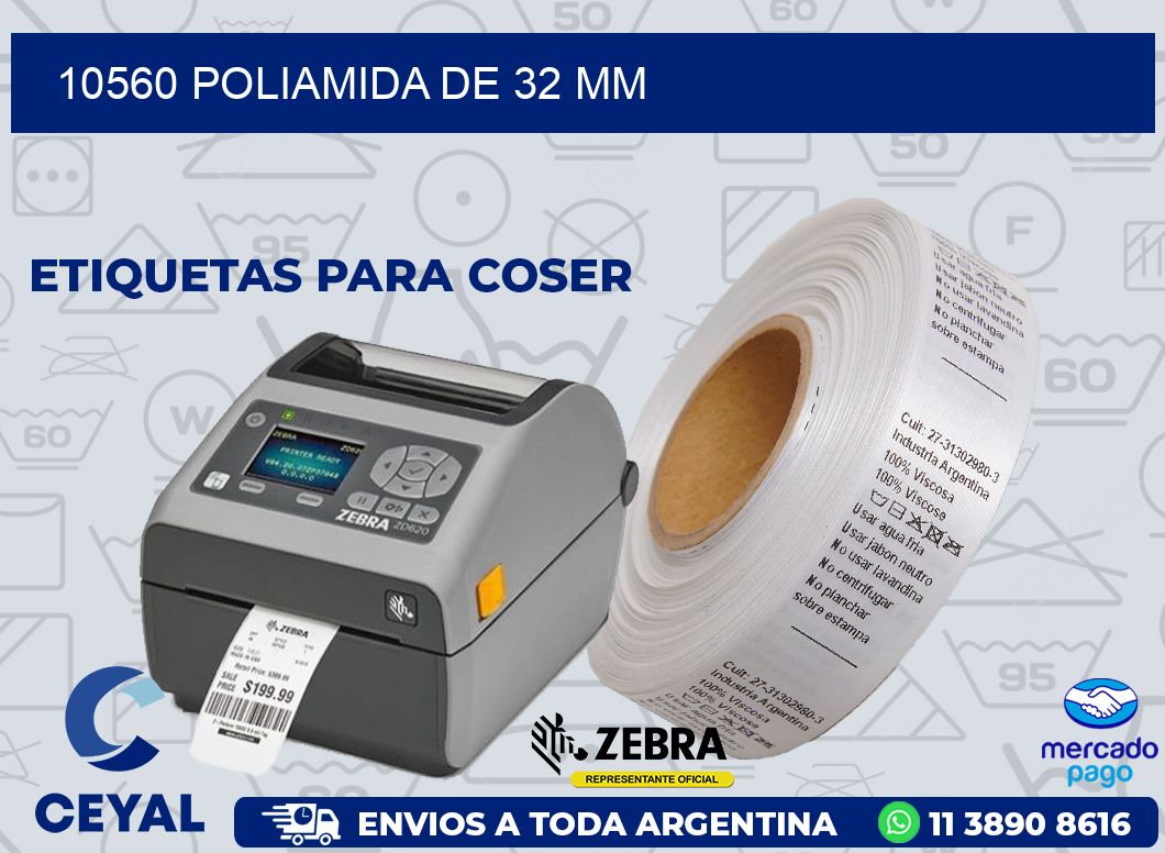 10560 POLIAMIDA DE 32 MM