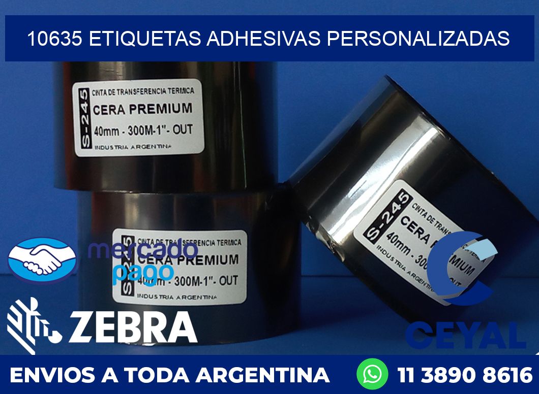 10635 ETIQUETAS ADHESIVAS PERSONALIZADAS