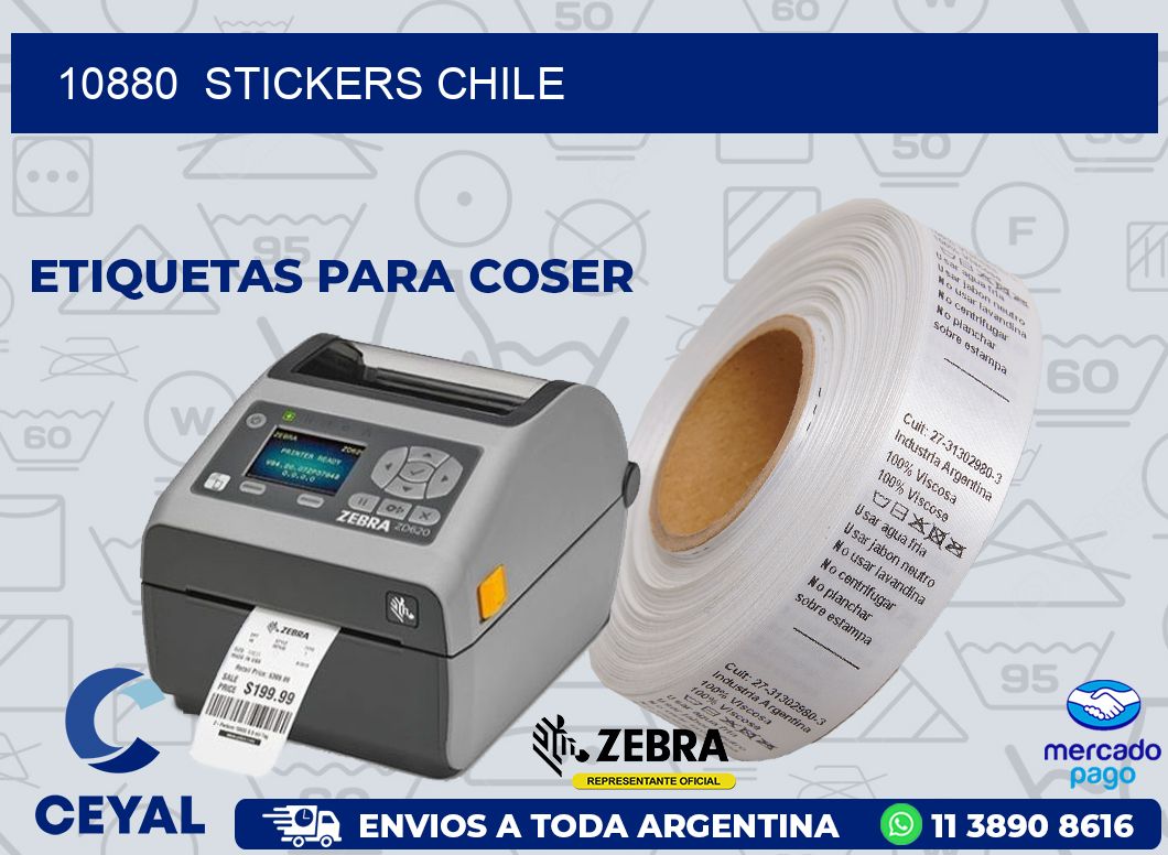 10880  STICKERS CHILE