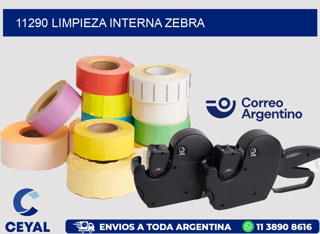 11290 LIMPIEZA INTERNA ZEBRA