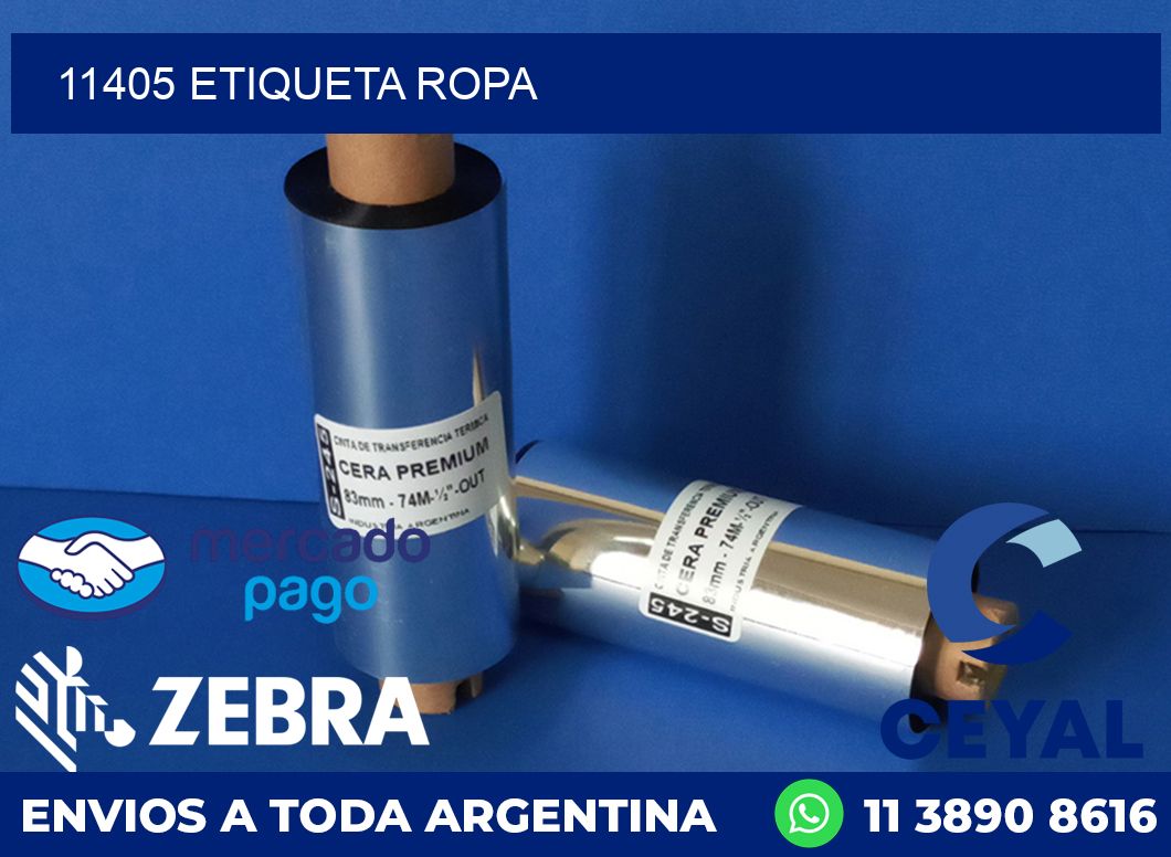 11405 ETIQUETA ROPA