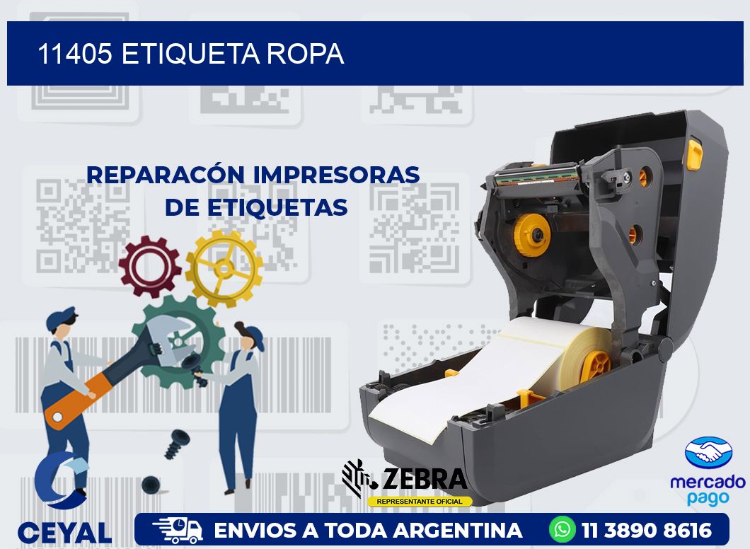 11405 ETIQUETA ROPA