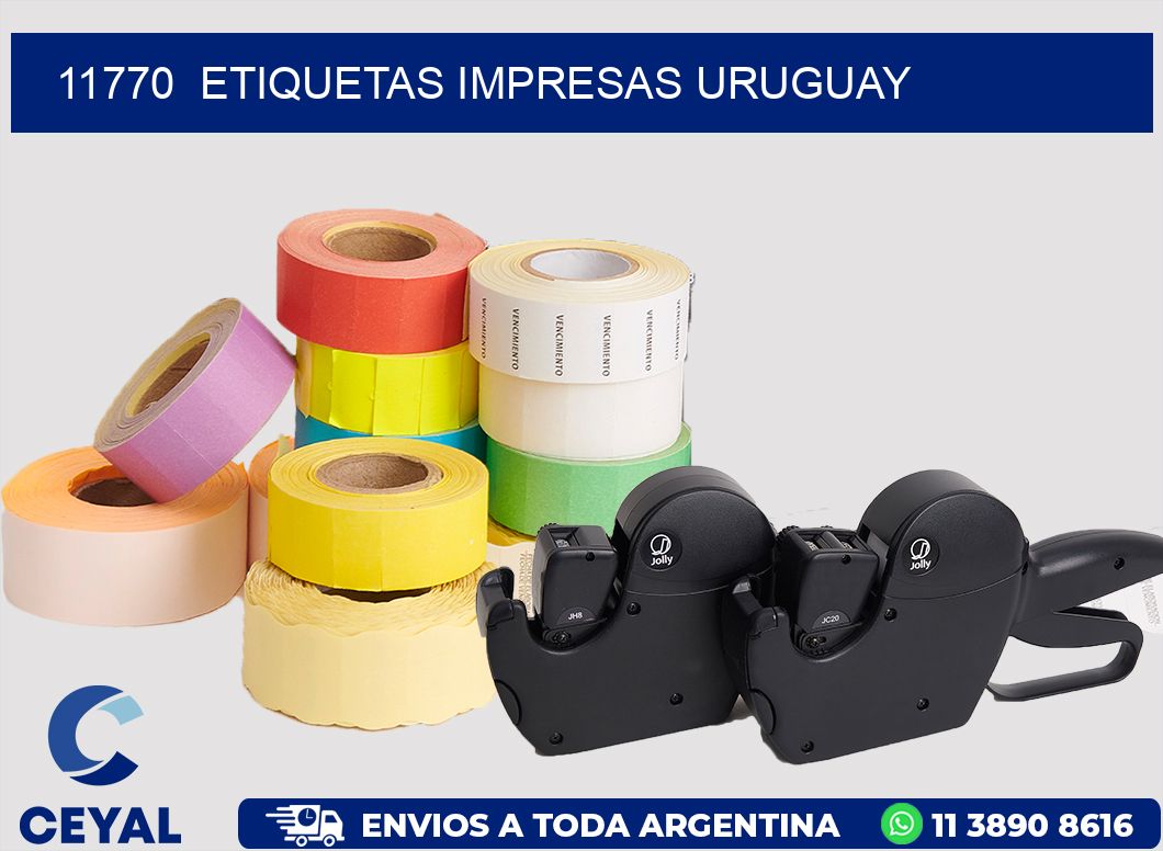 11770 ETIQUETAS IMPRESAS URUGUAY