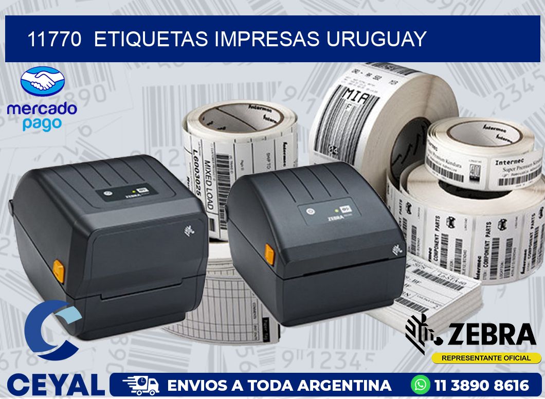 11770  ETIQUETAS IMPRESAS URUGUAY