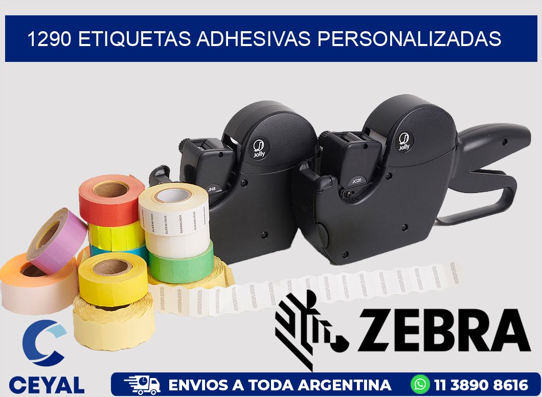 1290 ETIQUETAS ADHESIVAS PERSONALIZADAS