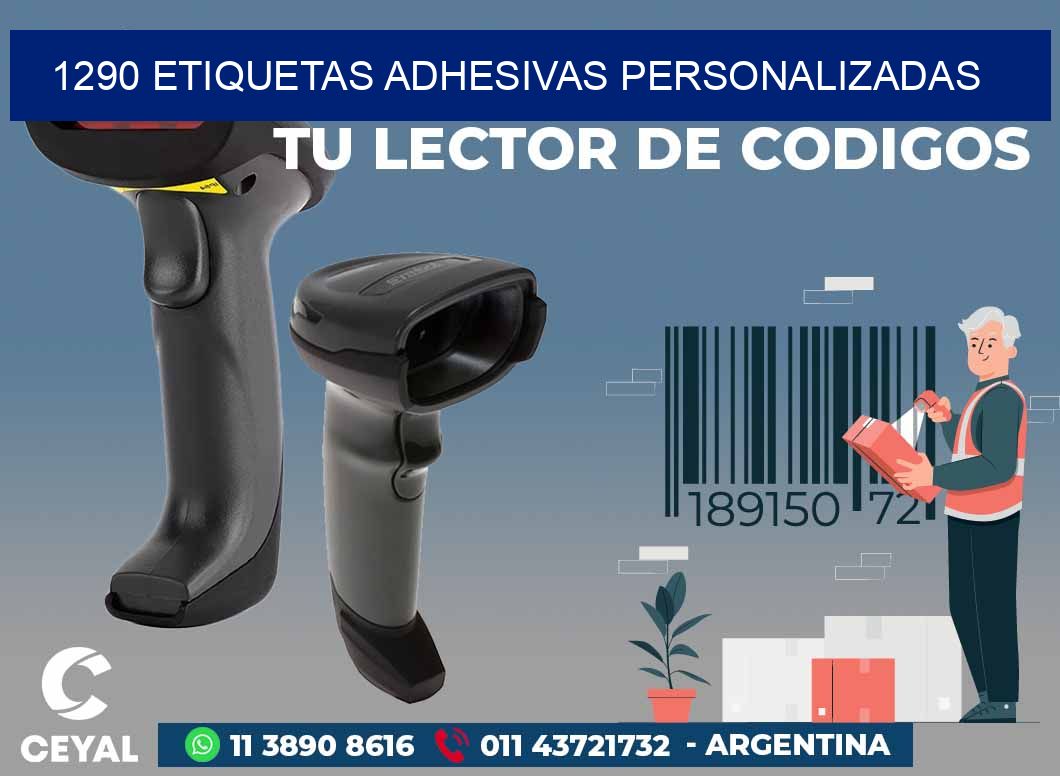 1290 ETIQUETAS ADHESIVAS PERSONALIZADAS
