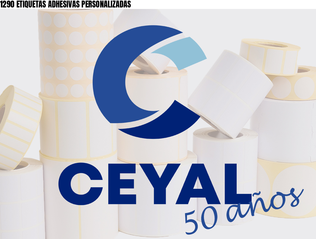 1290 ETIQUETAS ADHESIVAS PERSONALIZADAS
