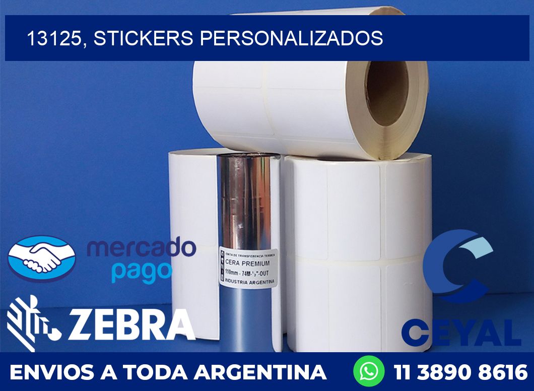 13125, stickers personalizados