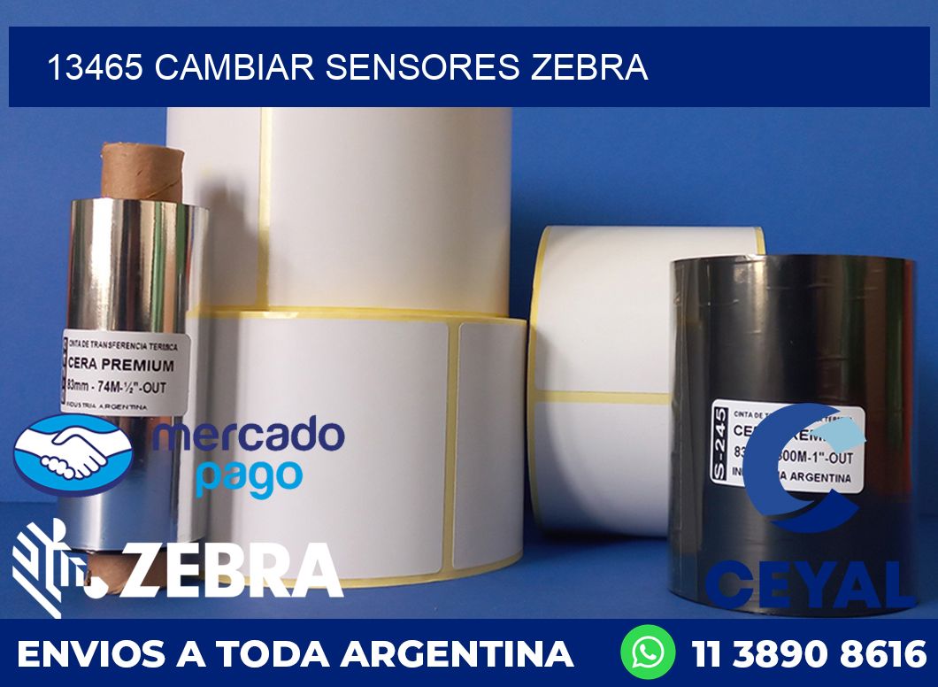 13465 CAMBIAR SENSORES ZEBRA